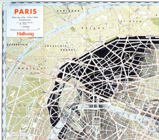 An Ed Fairburn | "Paris" (Artist Proof) vintage map is shown.