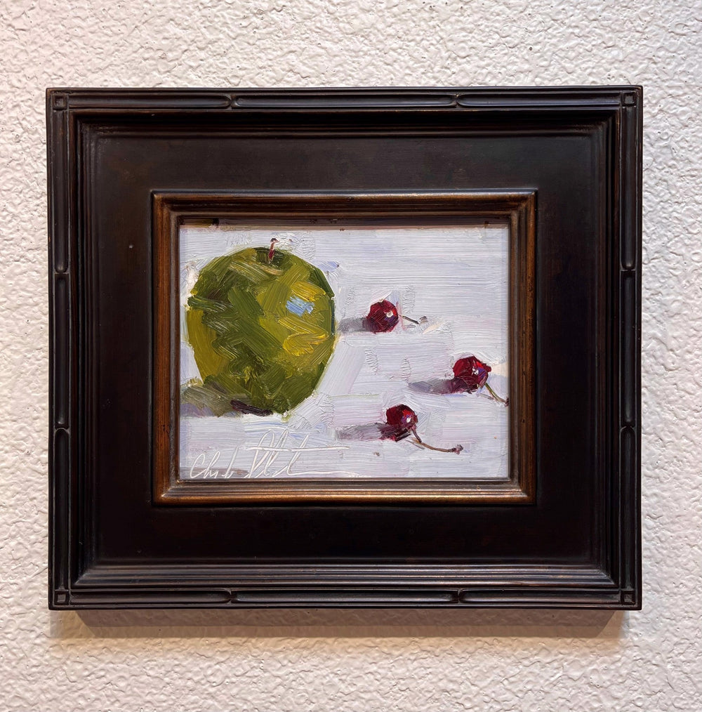Apples and Cherries by Clyde Steadman - Abend Gallery - Clyde Steadman