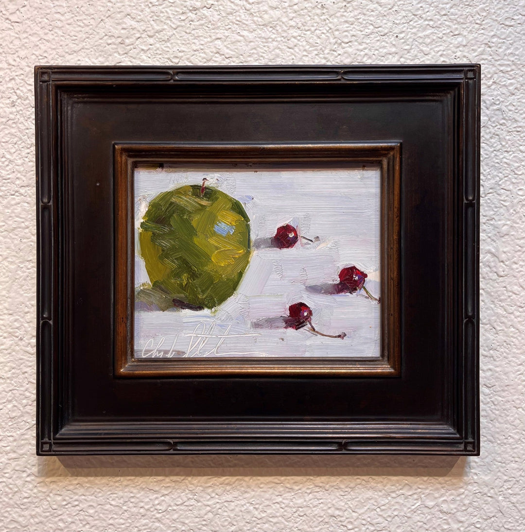 Apples and Cherries by Clyde Steadman - Abend Gallery - Clyde Steadman
