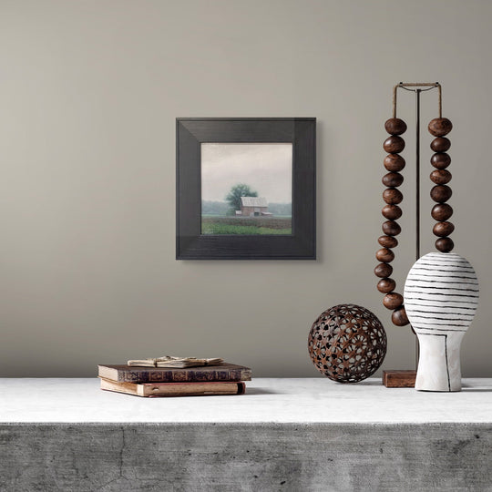 Barn in the Rain by Michael Miller - Abend Gallery - Michael Miller