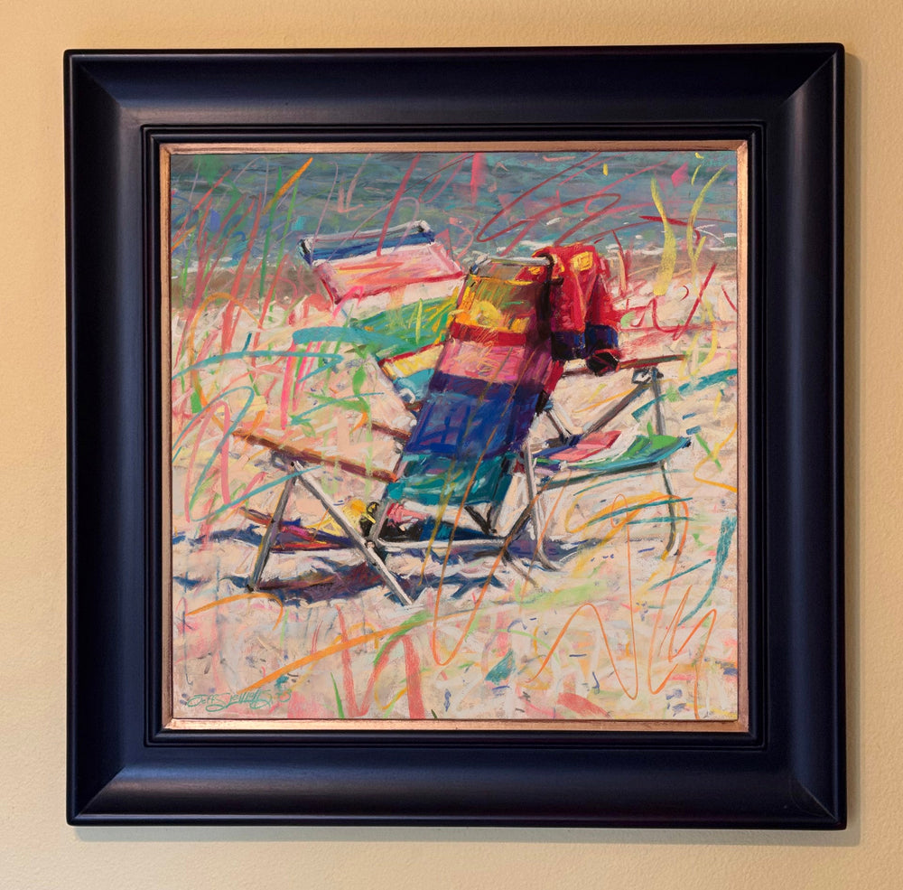 Beach Chair Duet by Jeff Slemons - Abend Gallery - Jeff Slemons