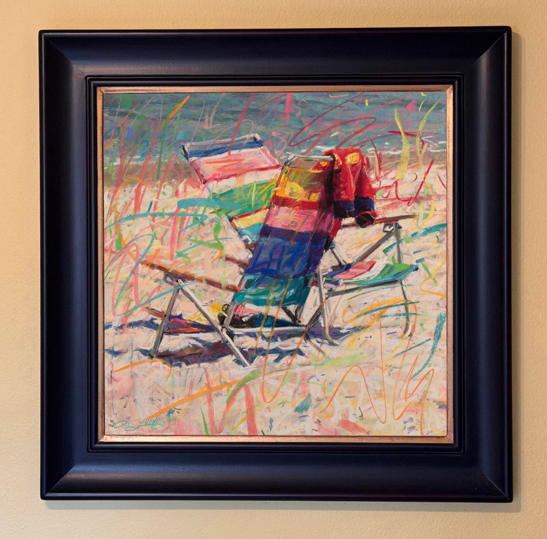 Beach Chair Duet by Jeff Slemons - Abend Gallery - Jeff Slemons