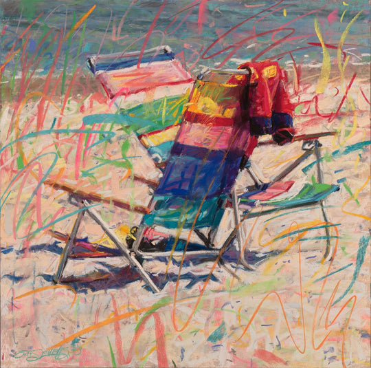 Beach Chair Duet by Jeff Slemons - Abend Gallery - Jeff Slemons