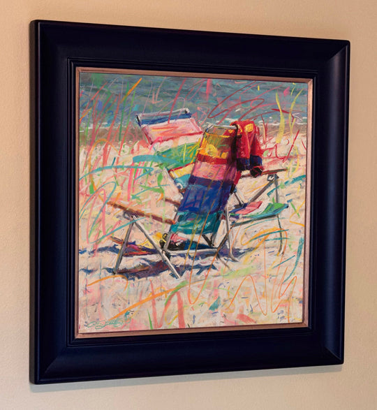 Beach Chair Duet by Jeff Slemons - Abend Gallery - Jeff Slemons