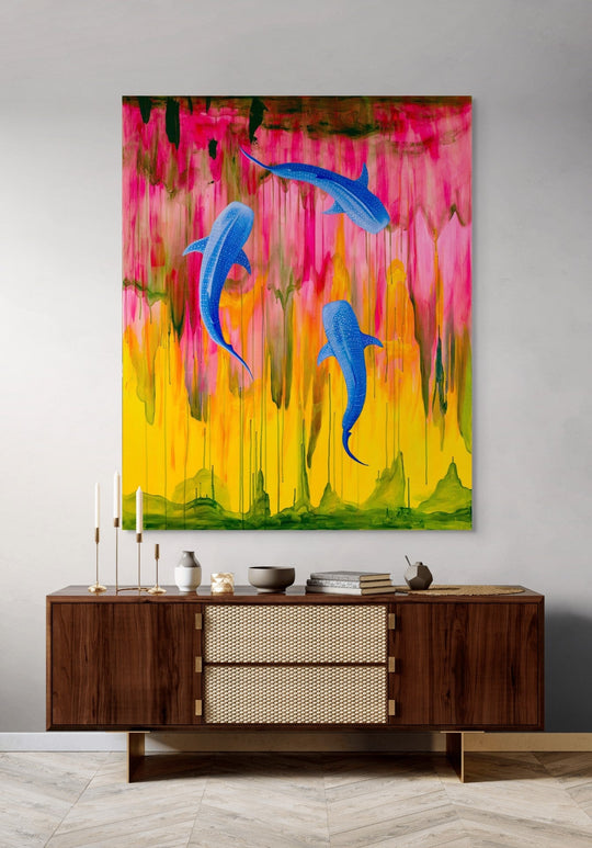 Blue Shiver by Robin Hextrum - Abend Gallery - Robin Hextrum
