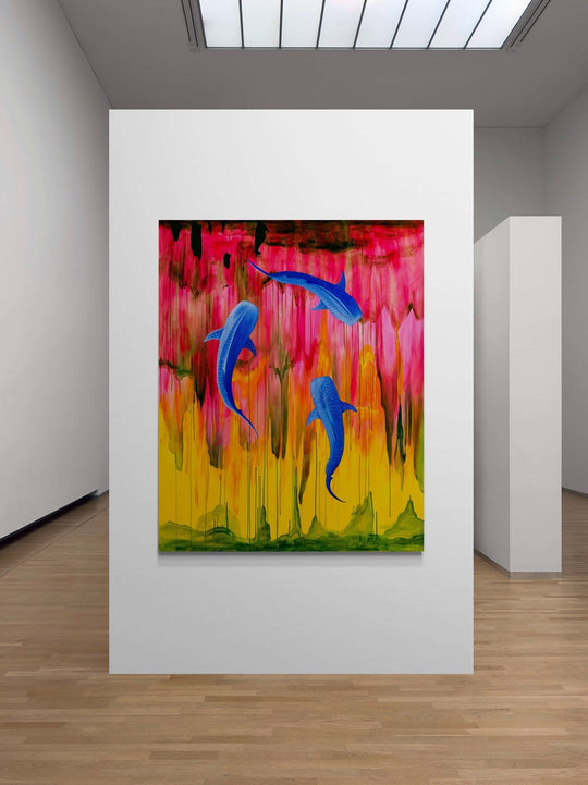 Blue Shiver by Robin Hextrum - Abend Gallery - Robin Hextrum