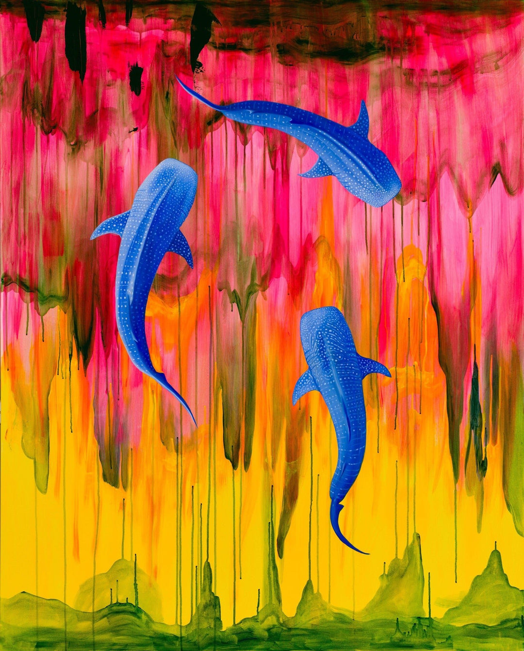 Blue Shiver by Robin Hextrum - Abend Gallery - Robin Hextrum