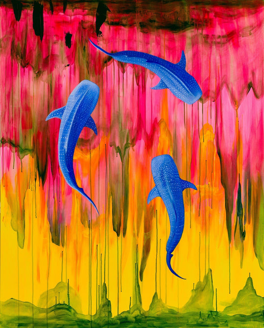 Blue Shiver by Robin Hextrum - Abend Gallery - Robin Hextrum