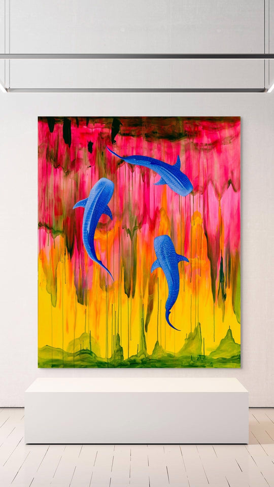 Blue Shiver by Robin Hextrum - Abend Gallery - Robin Hextrum