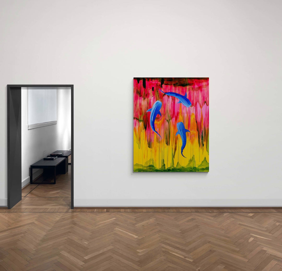 Blue Shiver by Robin Hextrum - Abend Gallery - Robin Hextrum