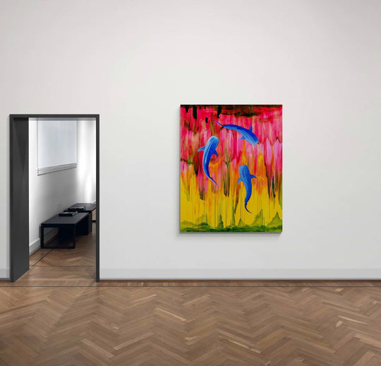 Blue Shiver by Robin Hextrum - Abend Gallery - Robin Hextrum
