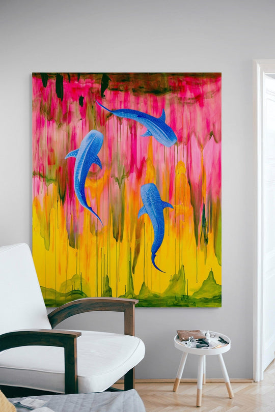 Blue Shiver by Robin Hextrum - Abend Gallery - Robin Hextrum
