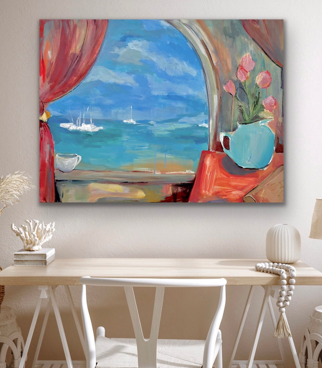 Breathe in the Warm Salty Air by Leigh Ann Van Fossan - Abend Gallery - Leigh Ann Van Fossan