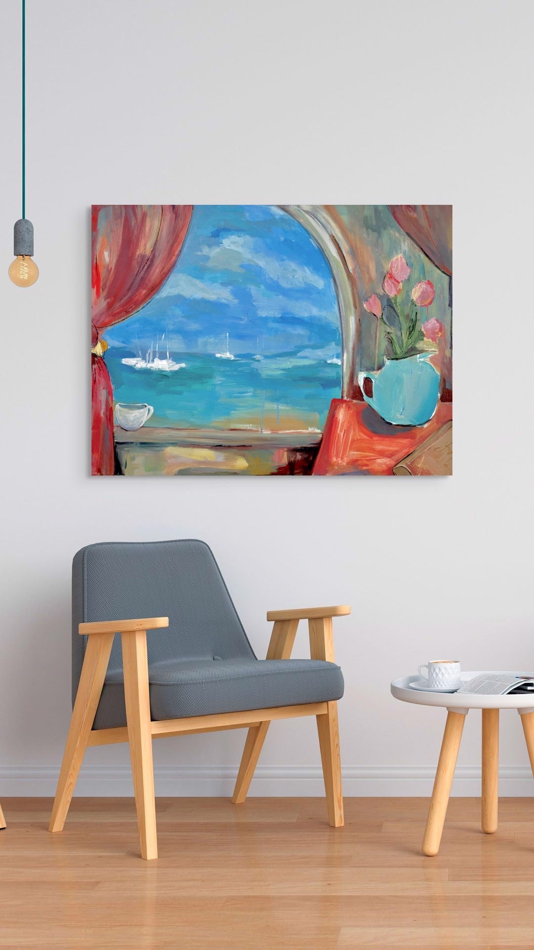 Breathe in the Warm Salty Air by Leigh Ann Van Fossan - Abend Gallery - Leigh Ann Van Fossan