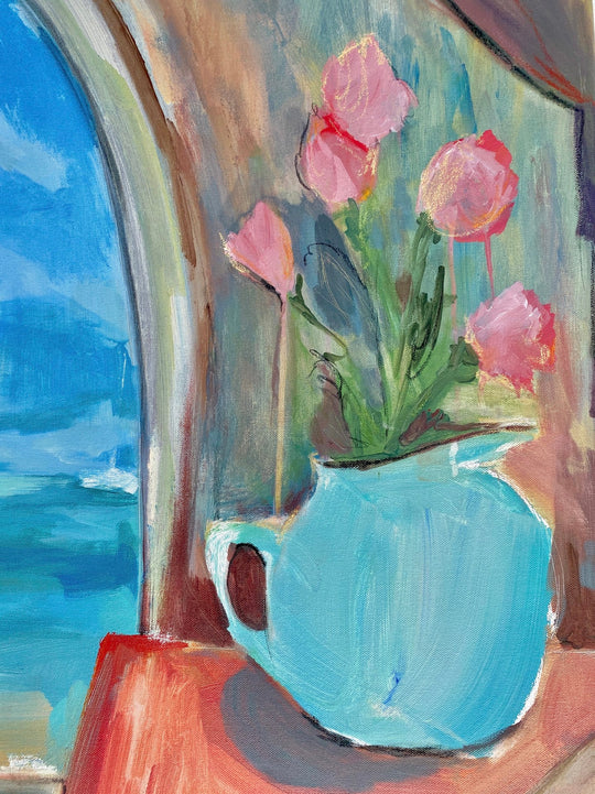 Breathe in the Warm Salty Air by Leigh Ann Van Fossan - Abend Gallery - Leigh Ann Van Fossan