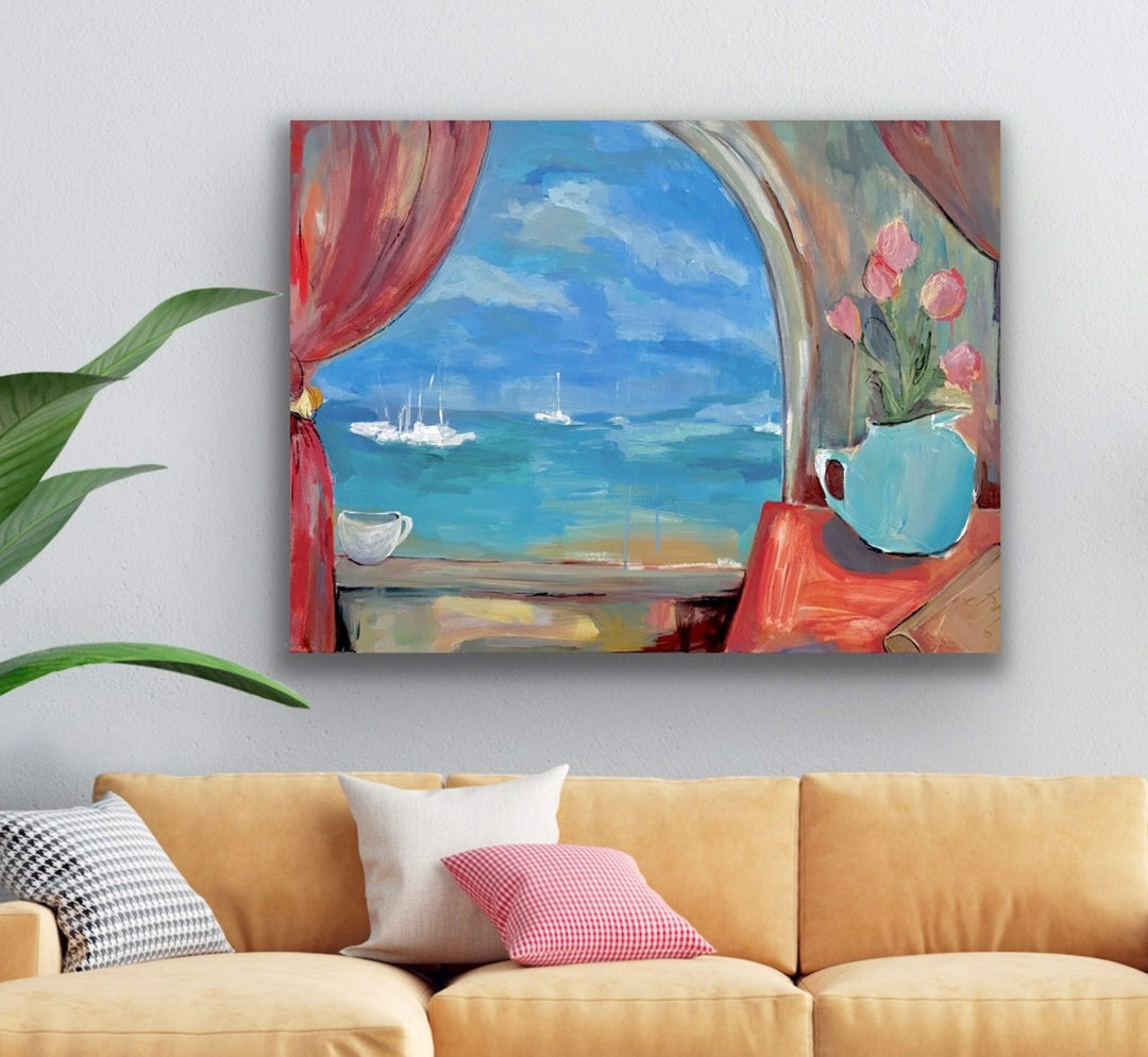 Breathe in the Warm Salty Air by Leigh Ann Van Fossan - Abend Gallery - Leigh Ann Van Fossan
