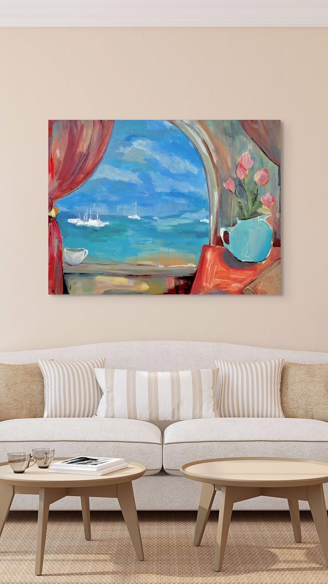 Breathe in the Warm Salty Air by Leigh Ann Van Fossan - Abend Gallery - Leigh Ann Van Fossan