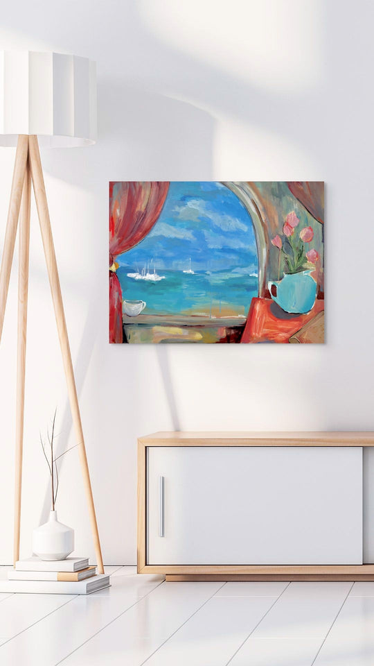 Breathe in the Warm Salty Air by Leigh Ann Van Fossan - Abend Gallery - Leigh Ann Van Fossan