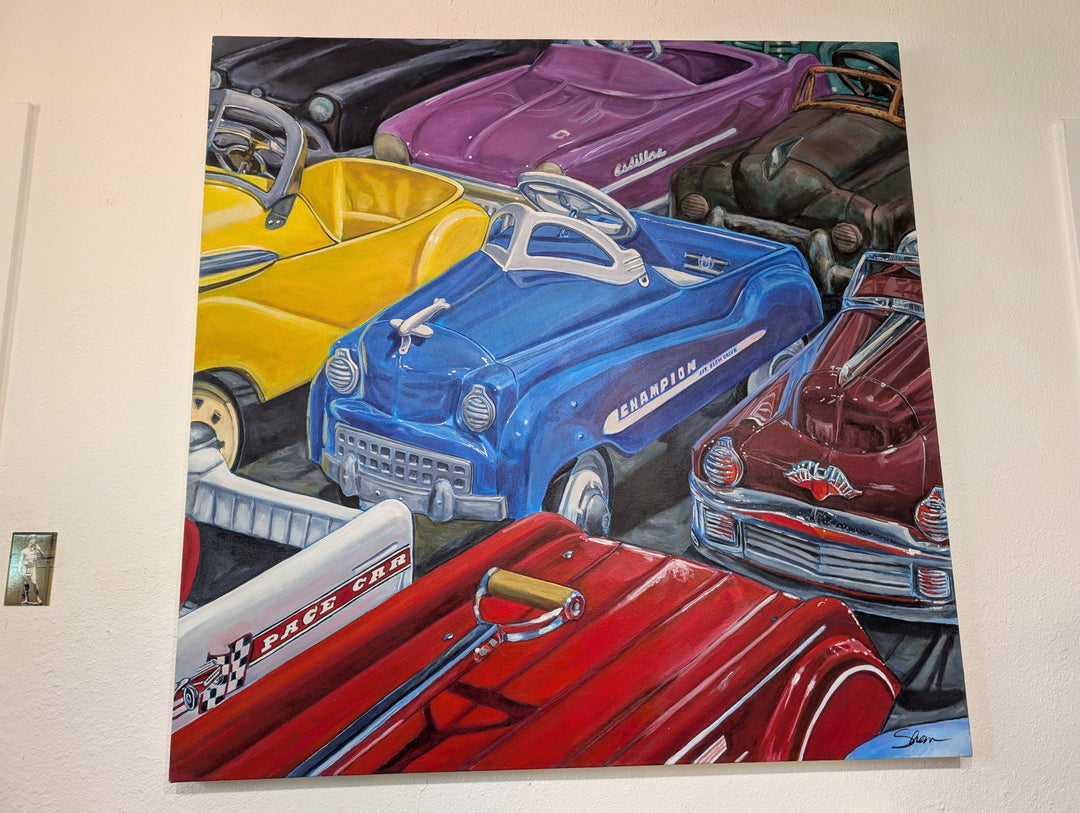 Bumper to Bumper by Shan Fannin - Abend Gallery - Shan Fannin