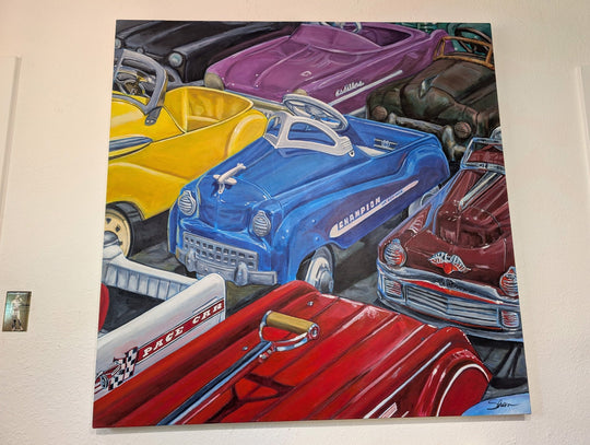Bumper to Bumper by Shan Fannin - Abend Gallery - Shan Fannin