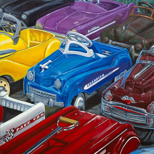 Bumper to Bumper by Shan Fannin - Abend Gallery - Shan Fannin