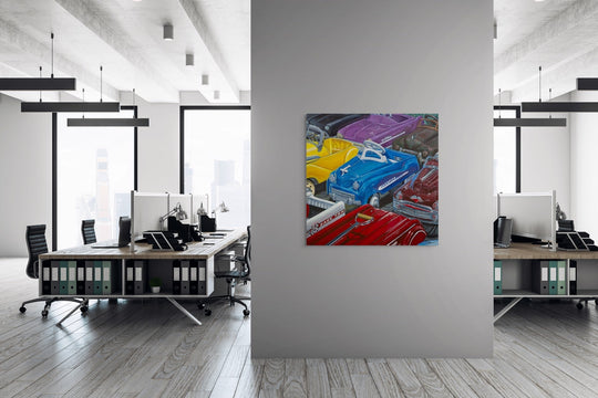 Bumper to Bumper by Shan Fannin - Abend Gallery - Shan Fannin