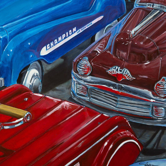 Bumper to Bumper by Shan Fannin - Abend Gallery - Shan Fannin