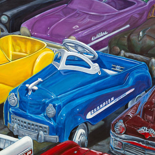 Bumper to Bumper by Shan Fannin - Abend Gallery - Shan Fannin