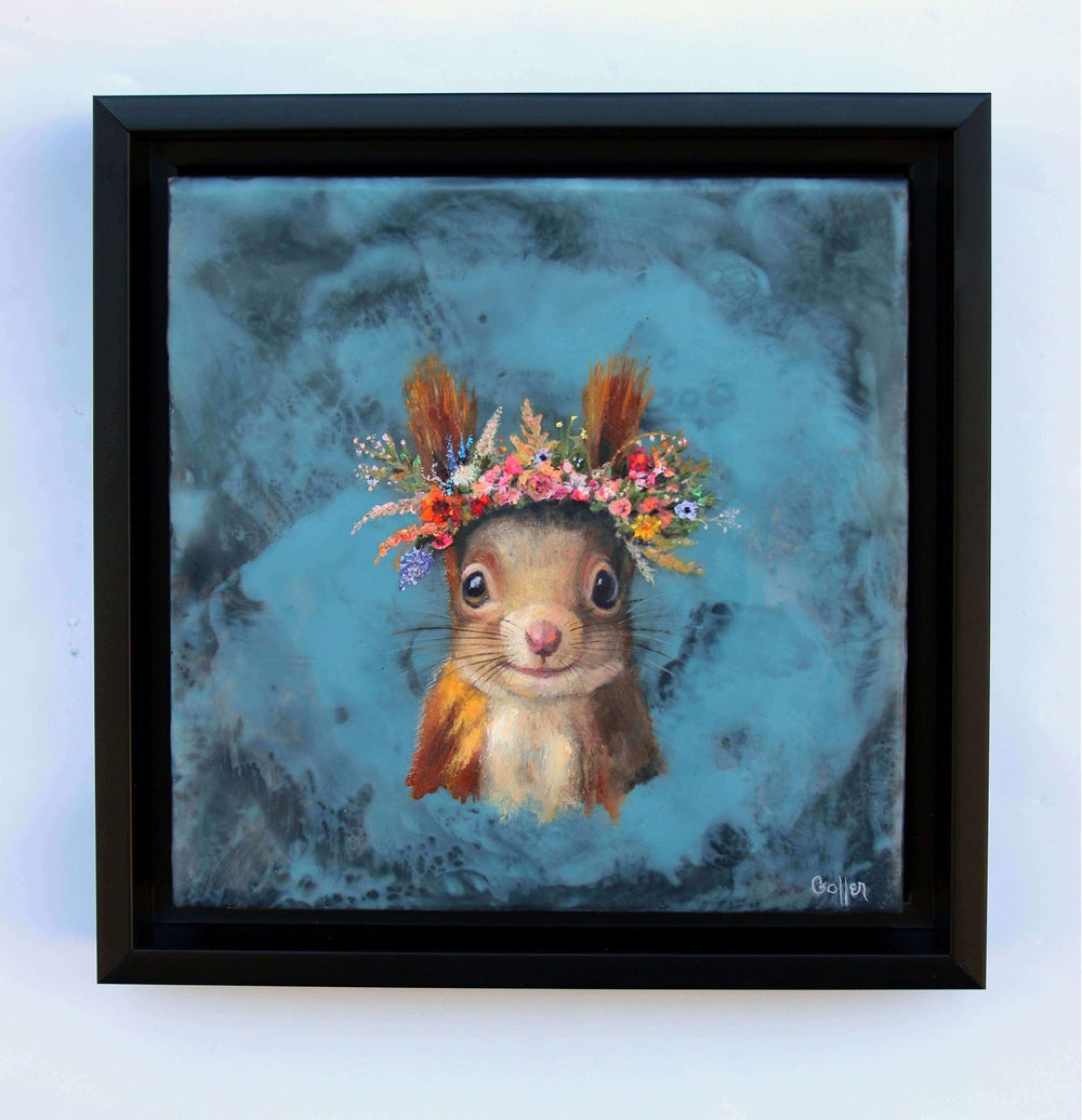 Butch (Floriferous Squirrel) by Carrie Goller - Abend Gallery - Carrie Goller