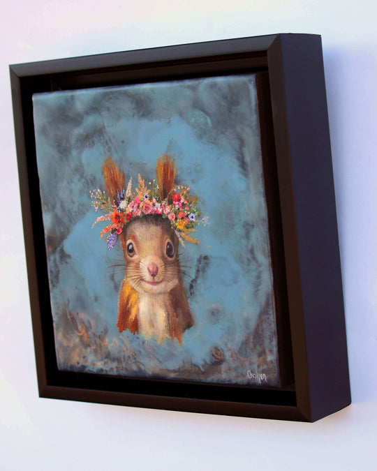 Butch (Floriferous Squirrel) by Carrie Goller - Abend Gallery - Carrie Goller