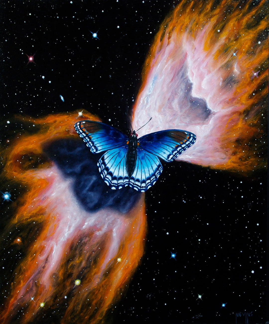 Butterfly Nebula by Patrick Nevins - Abend Gallery - Patrick Nevins