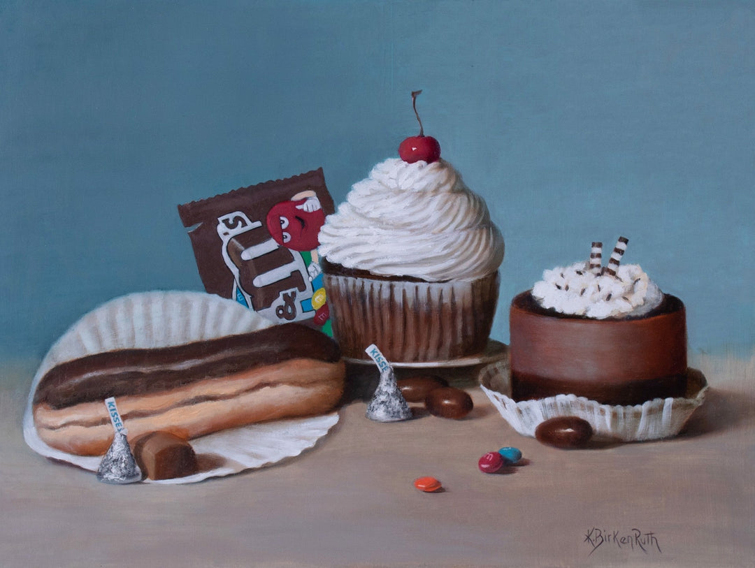 Chocolate Choices by Kelly Birkenruth - Abend Gallery - Kelly Birkenruth