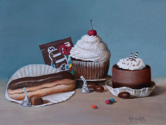 Chocolate Choices by Kelly Birkenruth - Abend Gallery - Kelly Birkenruth