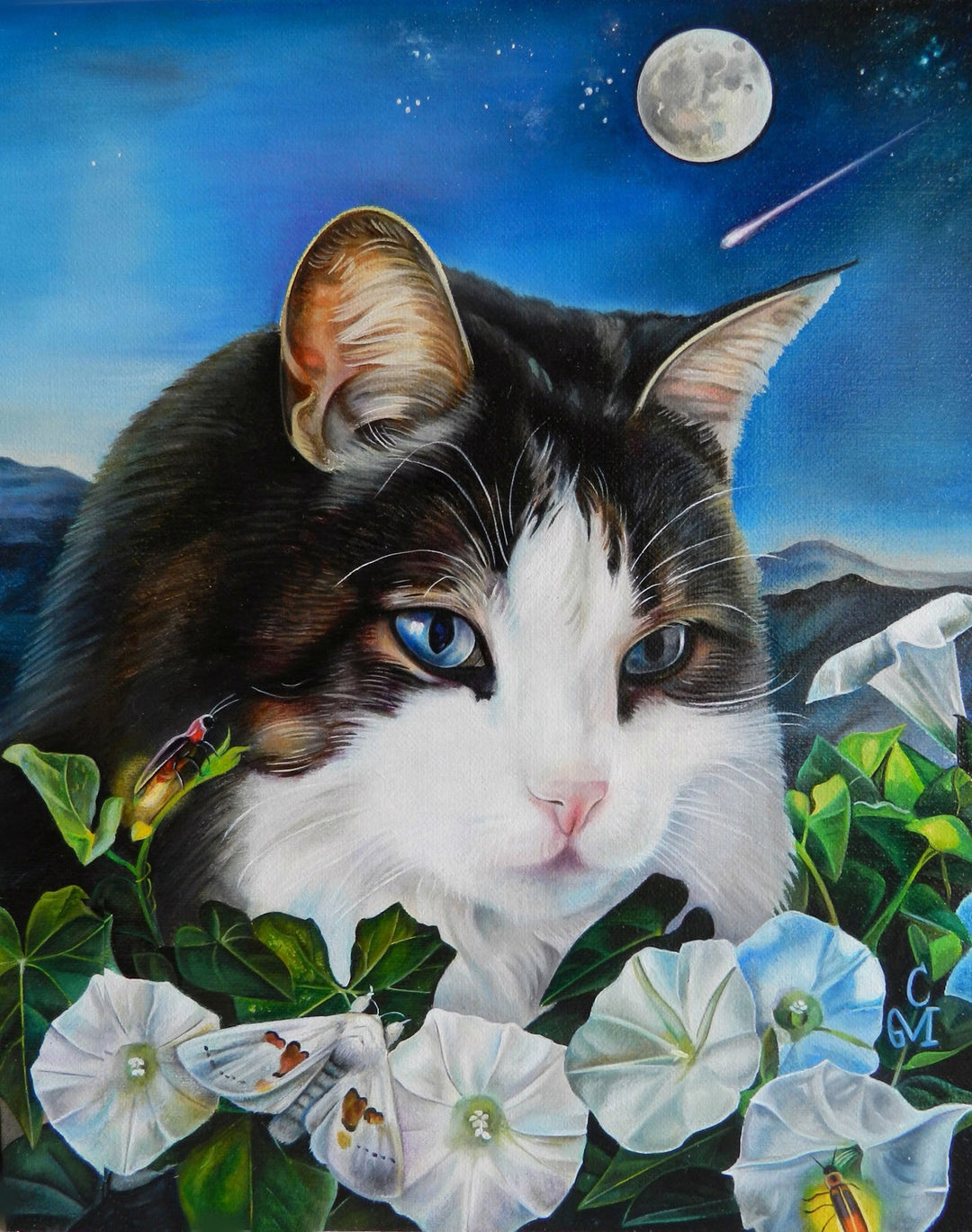 Cosmic Explorer by Claudia Griesbach-Martucci - Abend Gallery - Claudia Griesbach-Martucci