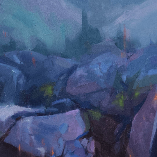 Couloir Indigo by Judd Mercer - Abend Gallery - Judd Mercer