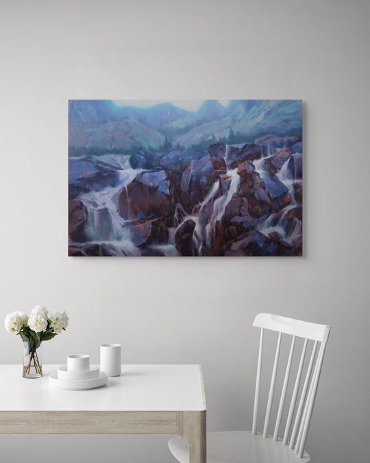 Couloir Indigo by Judd Mercer - Abend Gallery - Judd Mercer