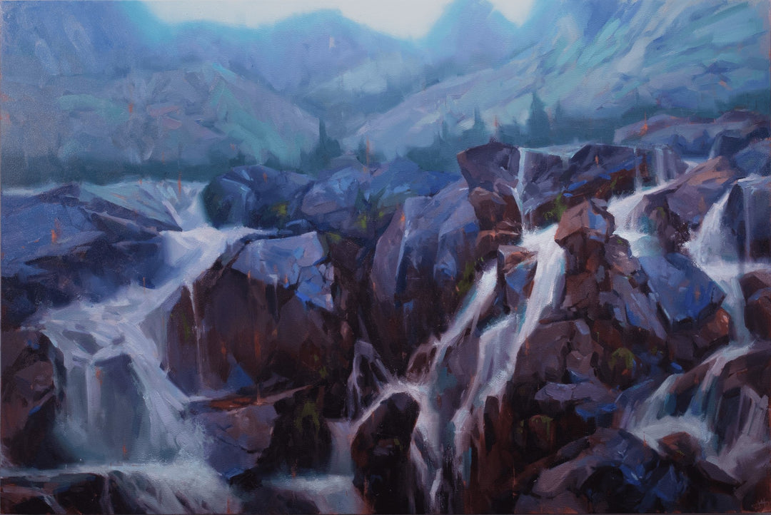 Couloir Indigo by Judd Mercer - Abend Gallery - Judd Mercer