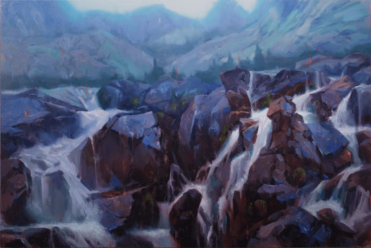 Couloir Indigo by Judd Mercer - Abend Gallery - Judd Mercer