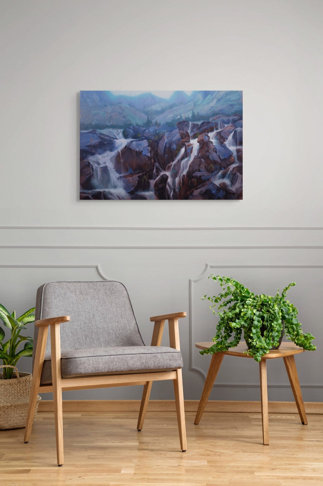 Couloir Indigo by Judd Mercer - Abend Gallery - Judd Mercer