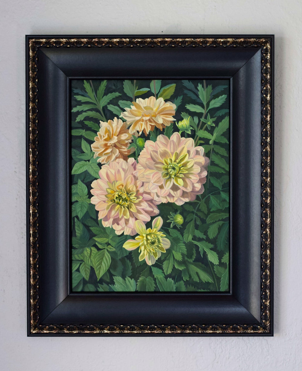 Dahlias in Bloom by Robin Hextrum - Abend Gallery - Robin Hextrum