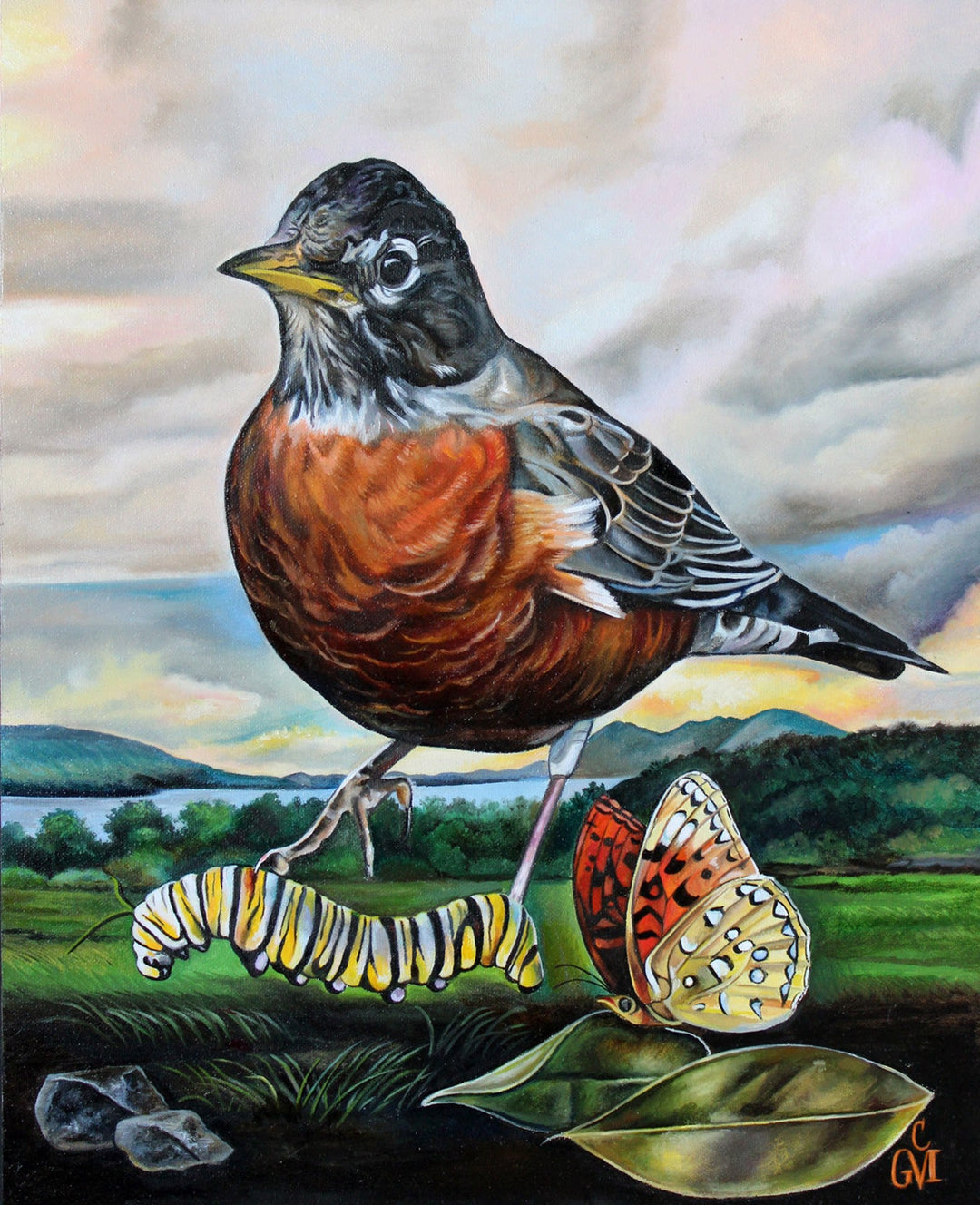 Delicate Feast by Claudia Griesbach-Martucci - Abend Gallery - Claudia Griesbach-Martucci