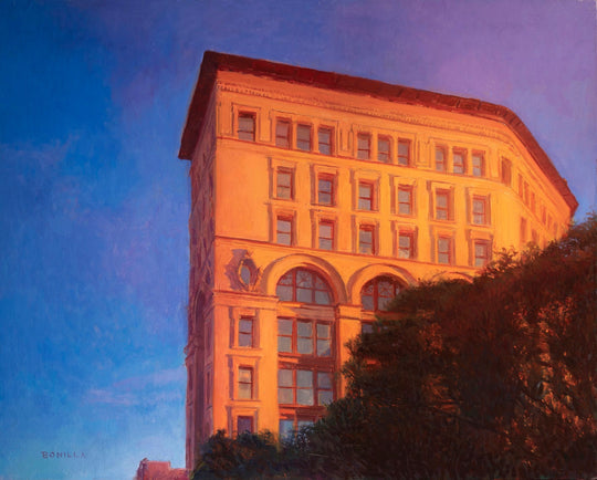 Downtown Run by Raymond Bonilla - Abend Gallery - Raymond Bonilla