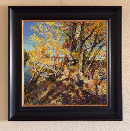 Fall Afternoon on the Poudre by Jeff Slemons - Abend Gallery - Jeff Slemons