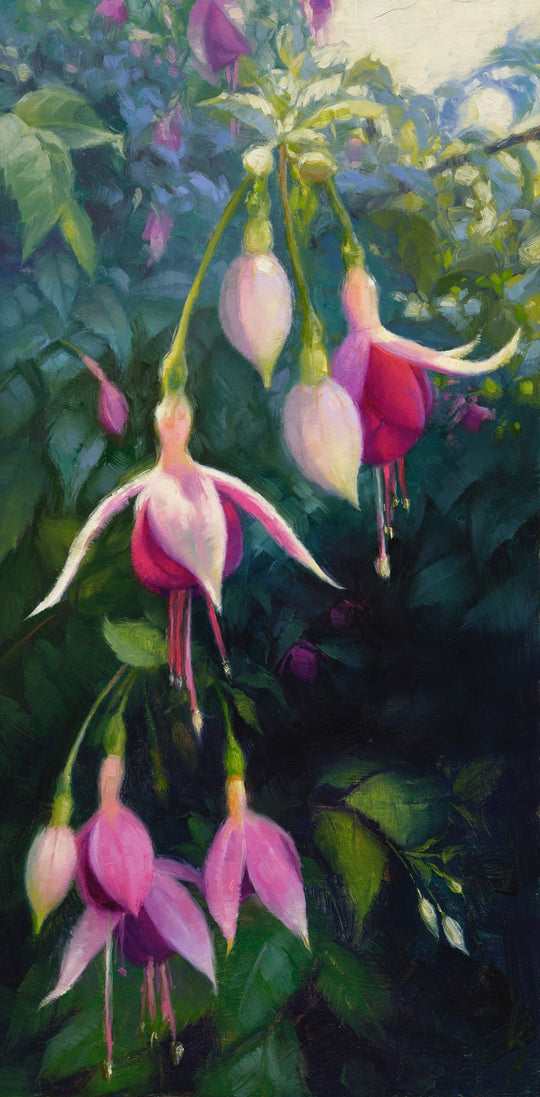 Fields of Fuschia by Kirsten Savage - Abend Gallery - Kirsten Savage