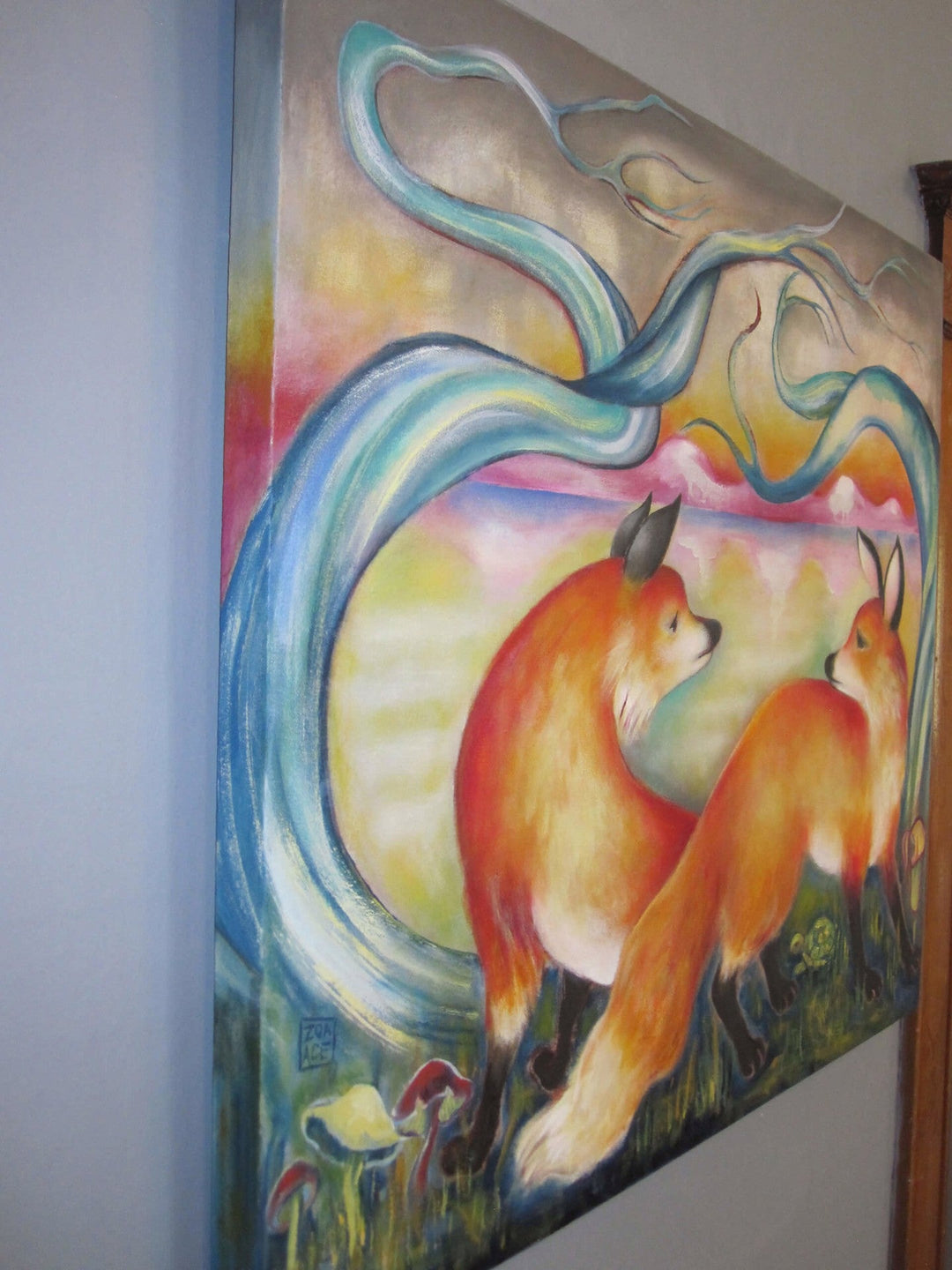 Fox Lake by Zoa Ace - Abend Gallery - Zoa Ace