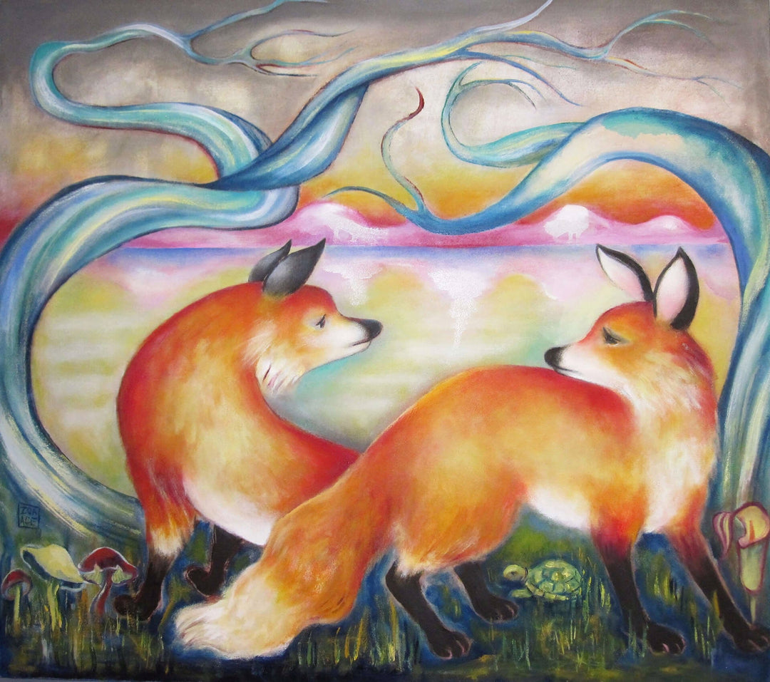 Fox Lake by Zoa Ace - Abend Gallery - Zoa Ace