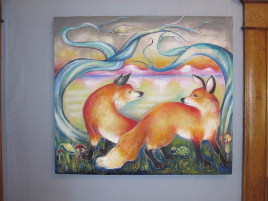 Fox Lake by Zoa Ace - Abend Gallery - Zoa Ace