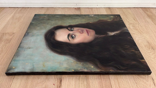 Girl With The Green Eyes by James Van Fossan - Abend Gallery - James Van Fossan