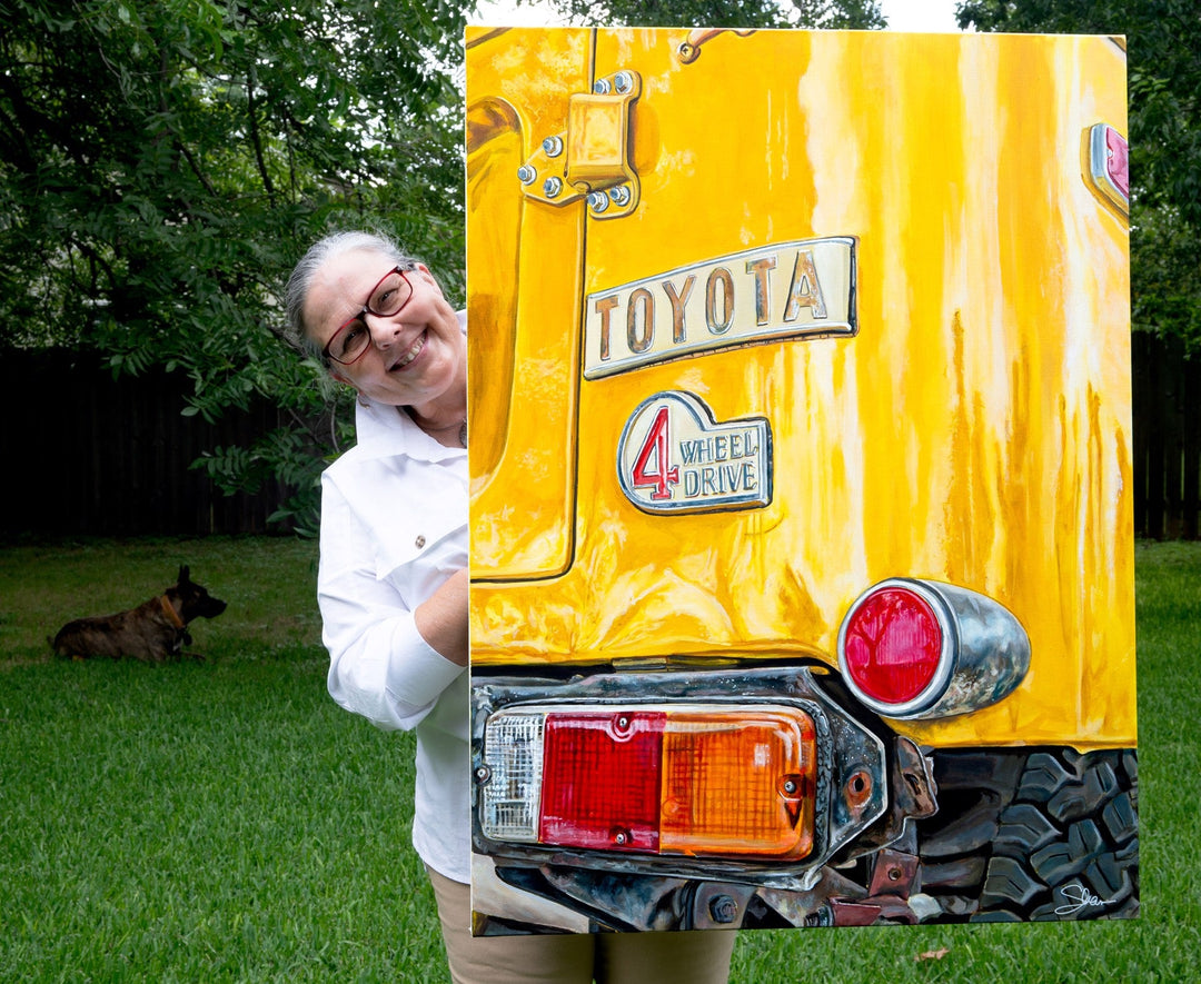 Good Day Sunshine (toyota Land Cruiser Fj40) by Shan Fannin - Abend Gallery - Shan Fannin