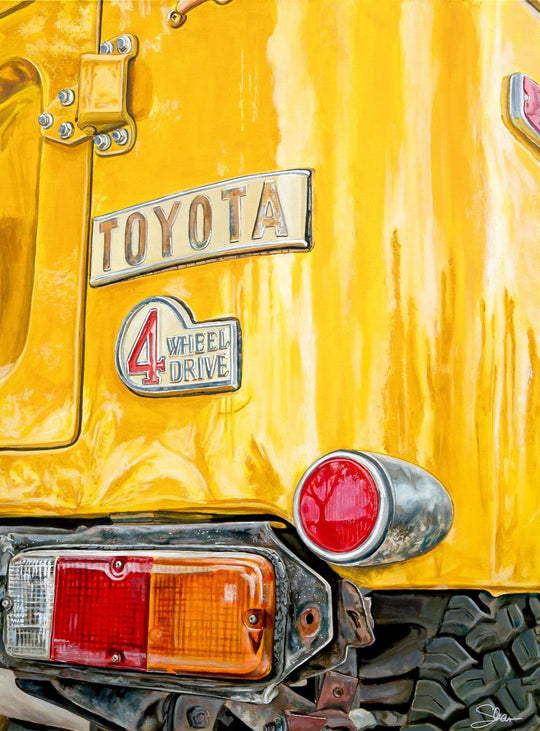 Good Day Sunshine (toyota Land Cruiser Fj40) by Shan Fannin - Abend Gallery - Shan Fannin